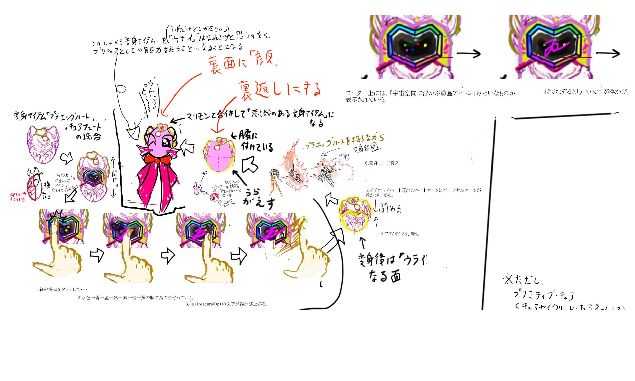 デブ猫タプタプ キュアフェリーチェは 筆記体のfをリンクルスマホンに書いて変身か なぜか懐かしさを感じる 約5年前に姉の スマホの画面に筆記体のpを描いて変身ごっこしていたゆえか Precure オリジナルプリキュア オリキュア T Co