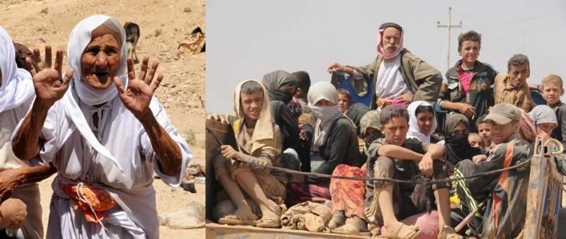 انظروا إلينا بعين الحق 
#اوقفوا_الابادة_الايزيدية  
#نحن_مع_الايزيديات 
#StopYazidiGenocide
#StandforYazidiWomen