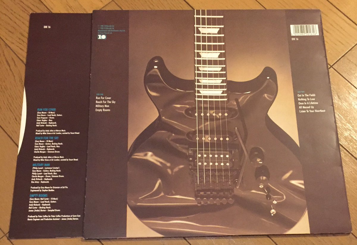 ululumusic's tweet photo. #NowPlaying
#GaryMoore
#RunForCover
#10Records
#VirginRecords https://t.co/i3XZaGlTzp