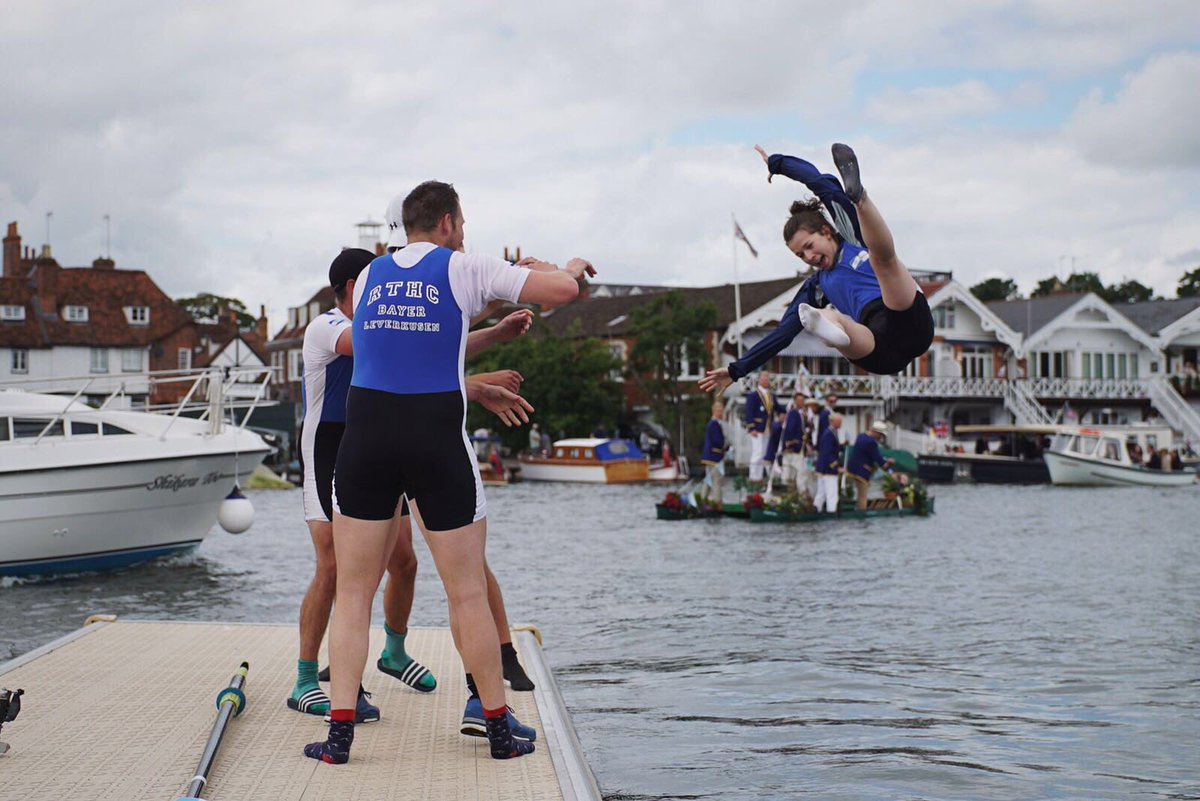 HenleyRegatta's tweet photo. Congratulations to RTHC Bayer Leverkusen who are the #HRR16 Britannia Challenge Cup winners #FinalsDay https://t.co/72lc078Lvm