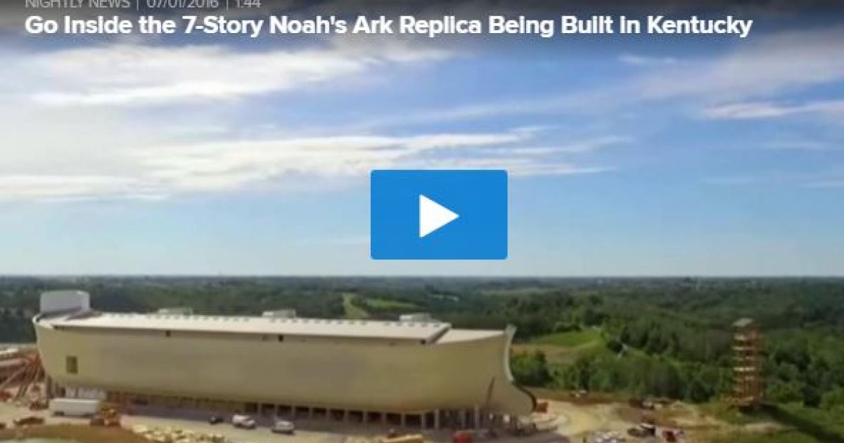 Watch Inside The 100 Million Replica Of Noah 039 S Ark Being Built In Kentucky Haaretz Com Scoopnest