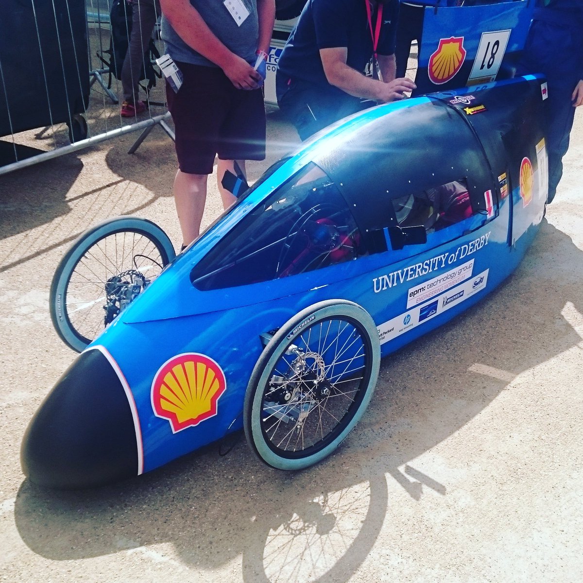 GeorgefjWright's tweet photo. Proud of the team, can't wait for next year! #shellecomarathon #universityofderby #mecheng #London https://t.co/E1VgzHTbcU
