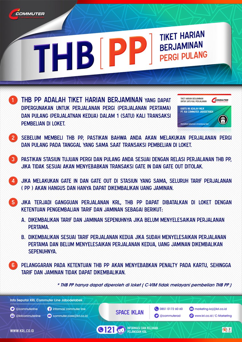 Ropian_Taloko's tweet image. RT @CommuterLine: Untuk memudahkan perjalanan #RekanCommuters pengguna #THBpp, berikut tata cara penggunaannya |3