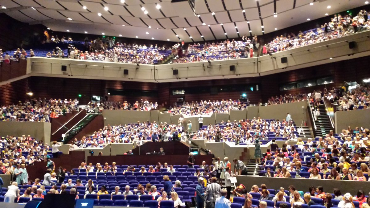 ZontaIntl's tweet photo. Opening ceremony of 63rd @ZontaIntl Convention is about to start. 2000 Zonta club members Empowering Women-TOGETHER! https://t.co/4G5hTJ1ync