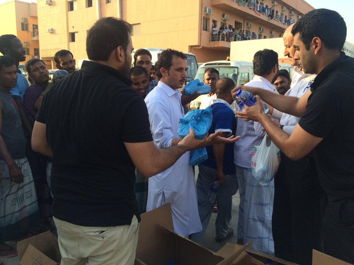 PendingMeal's tweet photo. Another overwhelming Saturday for us yesterday!We distributed Iftar meals to over 300 workers in Sonapur area #Dubai https://t.co/d24XGEXK84