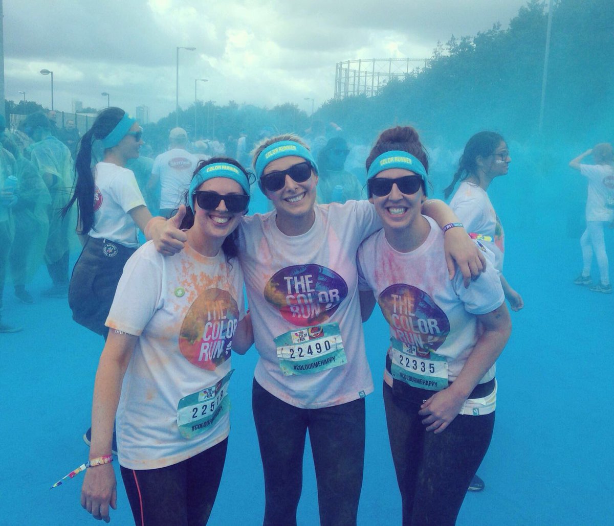 rachysanderson's tweet image. What a day! #colorrun2016 #manchester #fundraising @RMCHBMTU @RMCHcharity