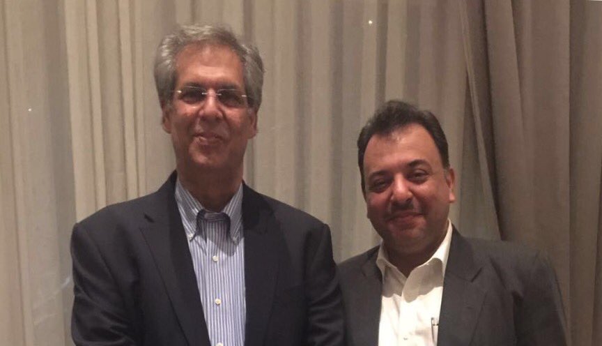 With Mr Tata at the TATA event South Africa. Discussed the global economy and its impact on South Africa.