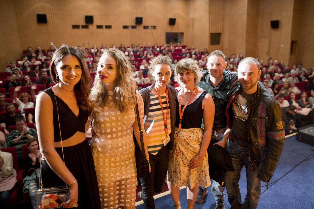 Dir. #DarrenThornton, actress @SeanaKerslake &amp;co. introduced the WP of #ADateForMadMary: kviff.com/en/news/1477-i…