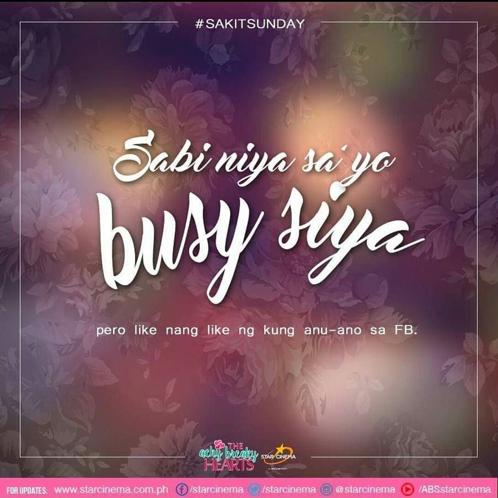 StarCinema's tweet photo. #SakitSunday #TheAchyBreakyHeartsNowShowing #BreakoutBoxOfficeTrio https://t.co/fw4gk0UOzb