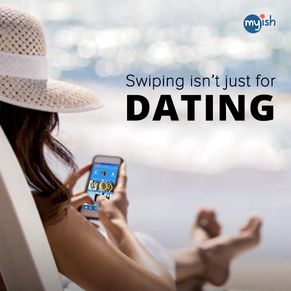 officialmyish's tweet photo. Who said #swiping is just for #dating? Check out this  #app that everybody is talking about. https://t.co/7FV3KfZfbo https://t.co/gwE26dLnuH