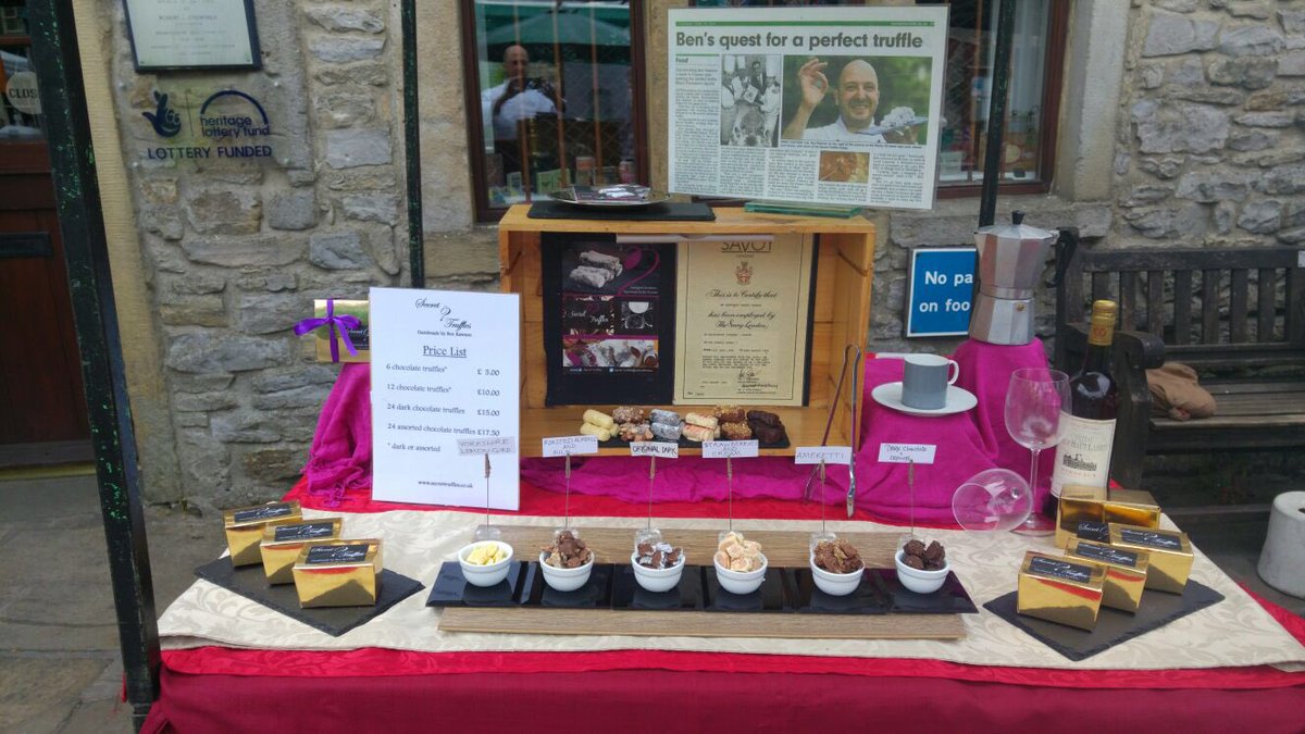 Will see you today <a href="/RealFoodIlkley/">RealFoodMarkets</a> #yummytruffles#shoplocal