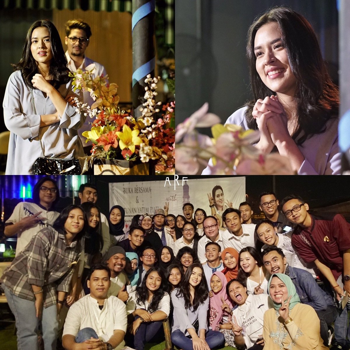 raisa6690's tweet photo. bbrp hari lalu, aku ikutan bukber @yourRAISA .. great times! i am grateful to have you in my life..thank you.. https://t.co/nntSAnBubH