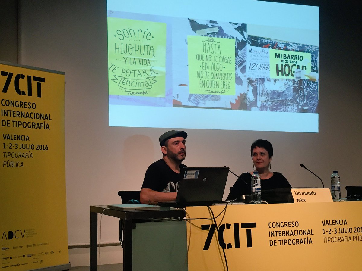 congresotipo's tweet photo. Comenzamos la última jornada del #7CIT en el @MuVIM con la ponencia de Un Mundo Feliz con Sonia y Gabriel https://t.co/lTbypeQZmk