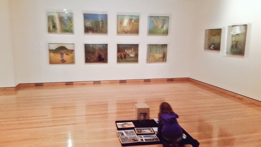 CarleighDallen's tweet photo. Miss J enjoyed her 1st @_CMAG_ on Sunday session.. see you next month #cantwait #arttykid #creativemind #CBR https://t.co/JRLpV1L364