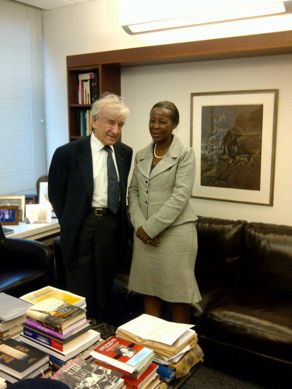LMushikiwabo's tweet photo. Elie Wiesel was a man of profound humanity and generosity, well beyond what we're used to. He's moved on, not away! https://t.co/Wrq6xd2o7H