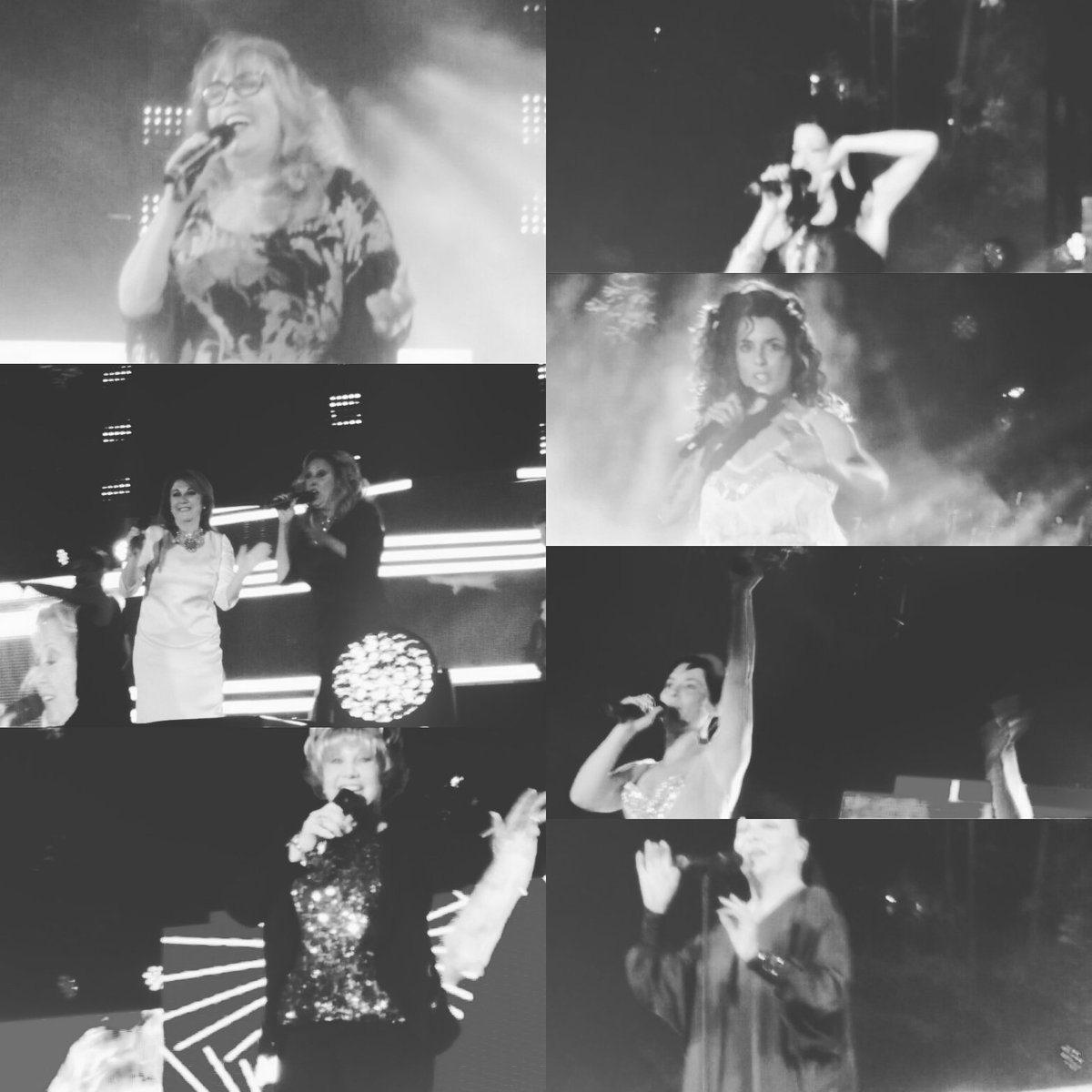 Dagorkk's tweet photo. Noche diferente #eurovision #Danainternacional #BettyMissiego #Karina #Baccara #Soraya #ruthlorenzo #Barei #mado https://t.co/rnSIxlL7TM