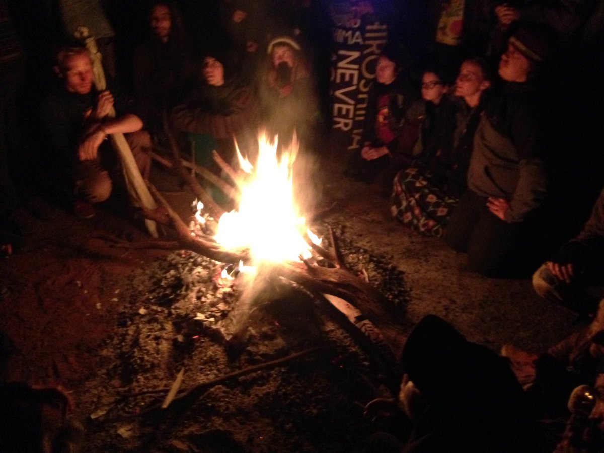 LizardsRevenge's tweet photo. More wood on the flames, our determination burns bright against the nuclear industry #NoSADump #LizardBitesBack https://t.co/wgjVm7Kl9K