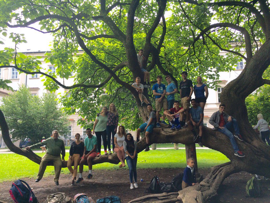 We found our tree again in Salzburg!