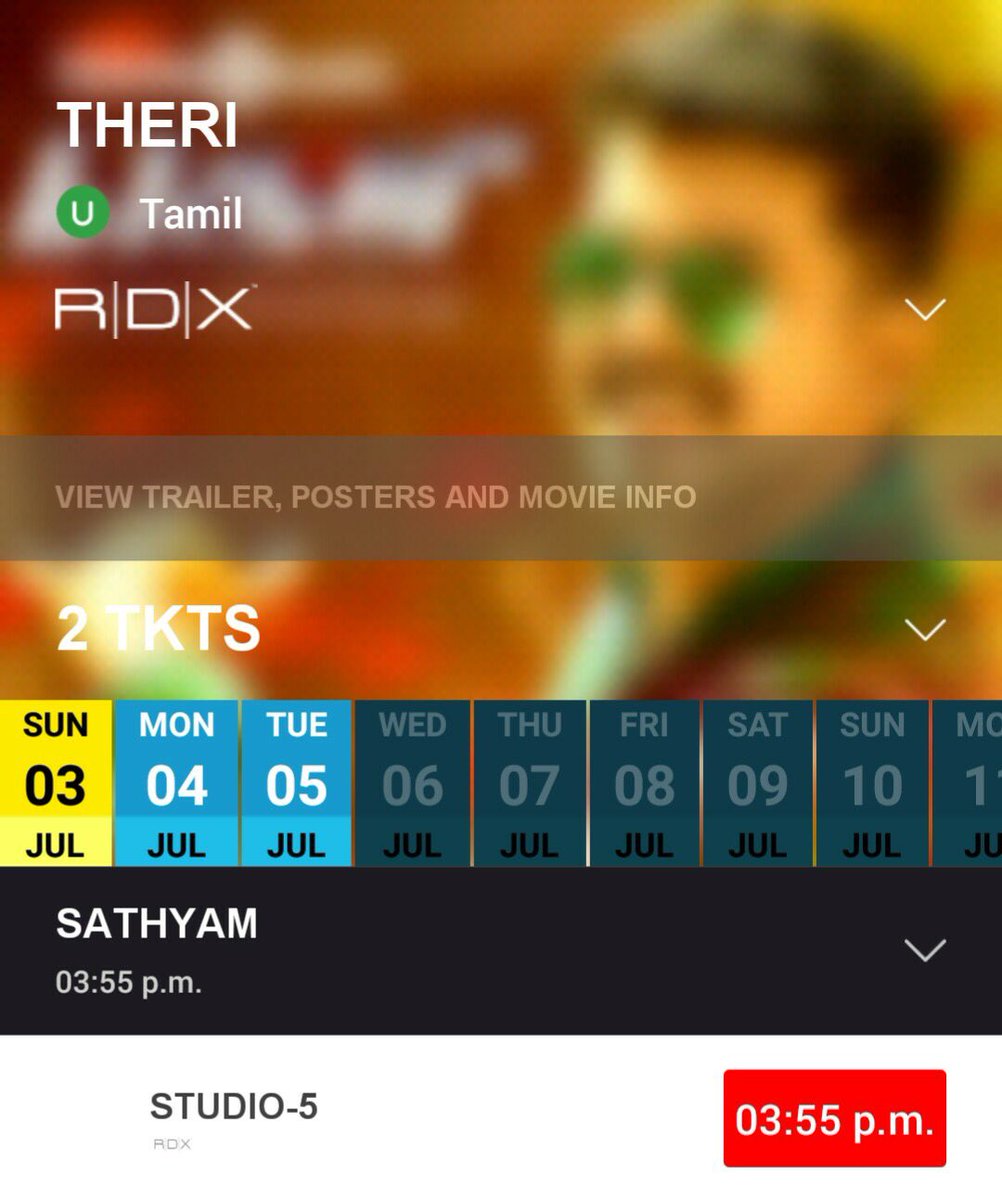 fidonomics's tweet photo. All Time Blockbuster #Theri 
Housefull even on 82nd day at Sathyam :) https://t.co/i76U0FIHXA