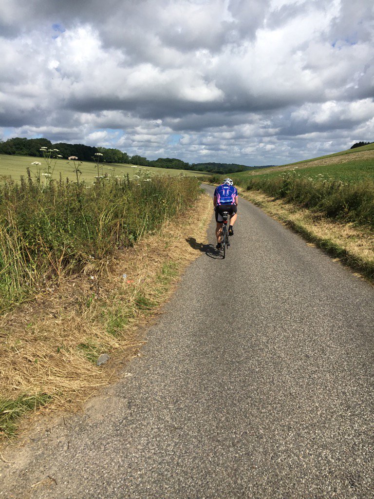 ODPEC's tweet image. A great club ride this morning passing up Rowdow and through Knatts Valley! Thanks to all the members for attending!