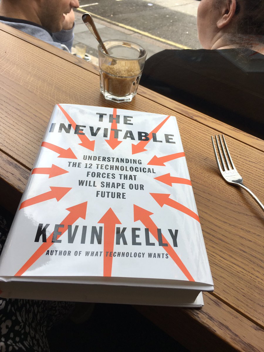ccalmeja's tweet image. @kk_kevinkelly Sunday morning coffee and #TheInevitable #ChillTech