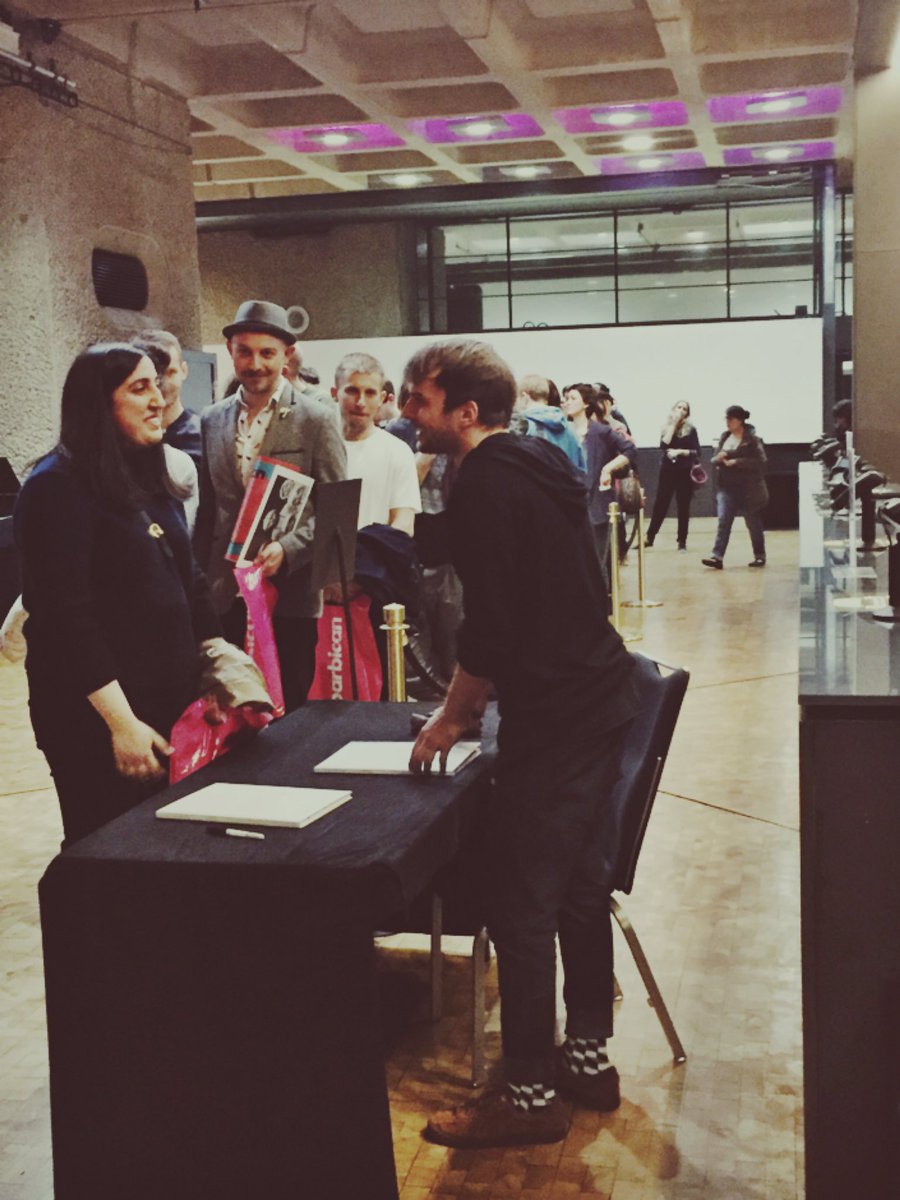 ErasedTapes's tweet photo. .@NilsFrahm meeting fans after his debut #PossiblyColliding show. https://t.co/cdiosy57gv