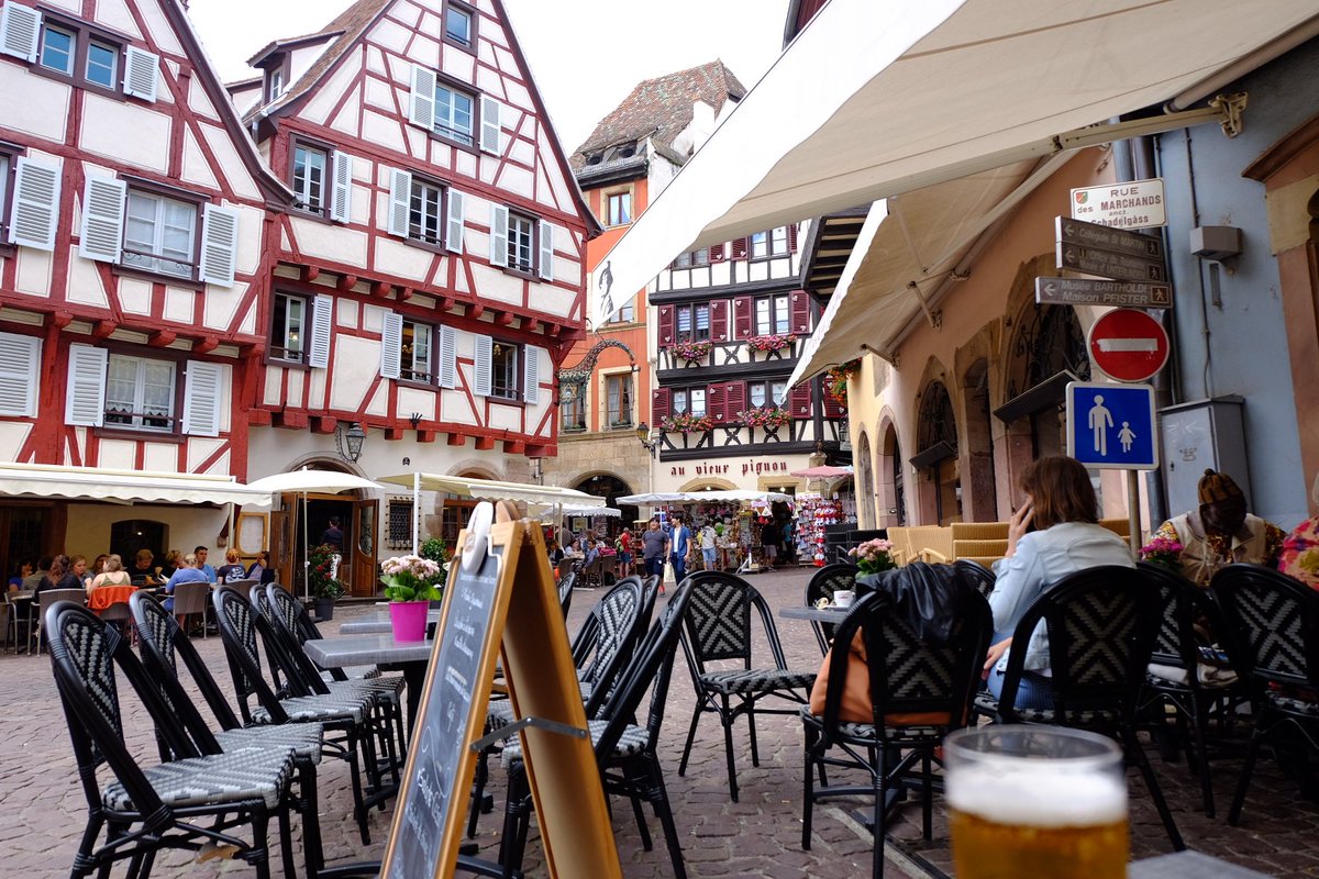 らて パチュリー Sur Twitter ごちうさ聖地巡礼 場所は違うけど 雰囲気は同じですね 一期1一羽00 00 19 コルマール Colmar ごちうさ聖地巡礼