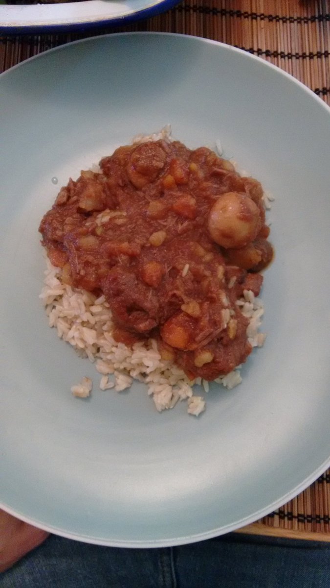 ianmatchett's tweet photo. Another great #f1food, today was Austrian goulash. #AustrianGP #f1austria https://t.co/aXwUtStZiS