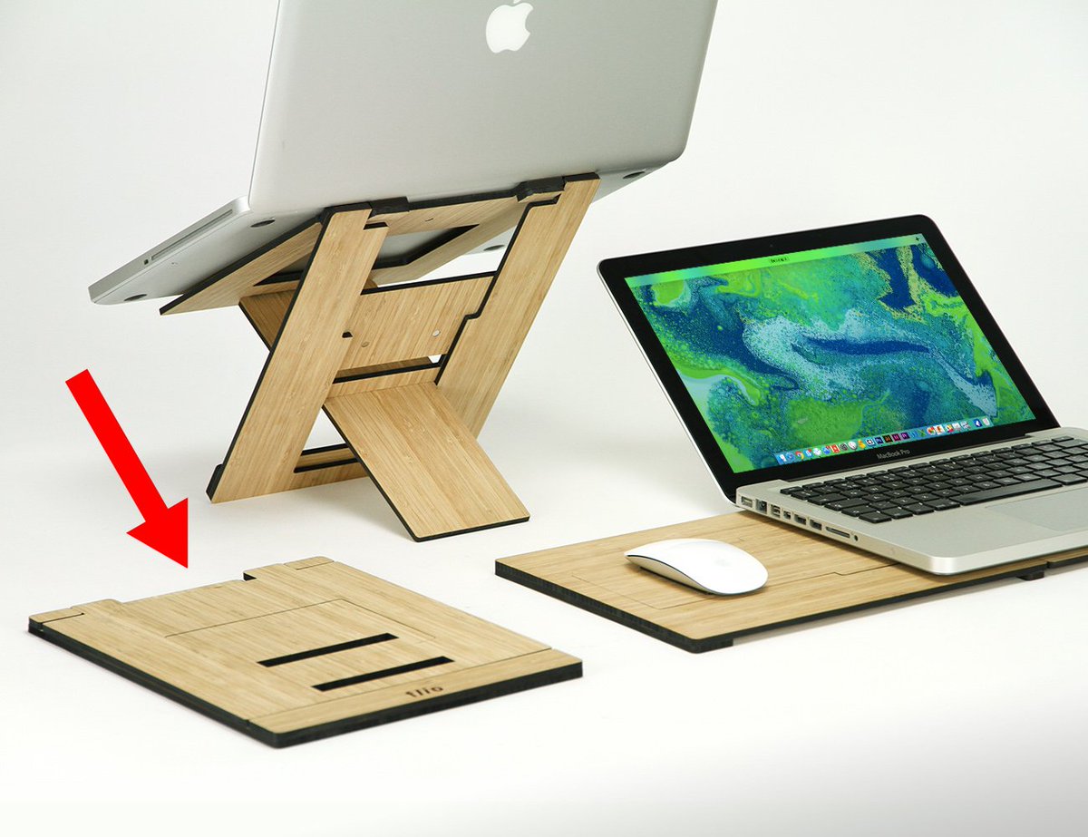 First 3 in 1 Portable Laptop stand Workstation on <a href="/kickstarter/">Kickstarter</a> - kck.st/1W1KguL only 10mm thin. <a href="/backercamp/">Top Kickstarter Inventions</a>