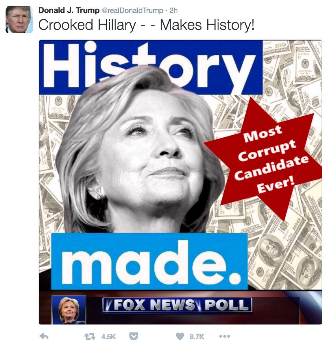 NYMag's tweet photo. Corey Lewandowski on Trump Star of David outrage: Just “political correctness run amok": https://t.co/fYWbAMLvYR https://t.co/OuUQwueFbr