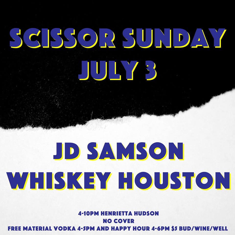HenriettasNYC's tweet photo. Plus special appearance by Daniela Sea and guest bartending cameo by owner Lisa C today! #nyc #scissorsunday #lgbtq https://t.co/6PR2lMnepa