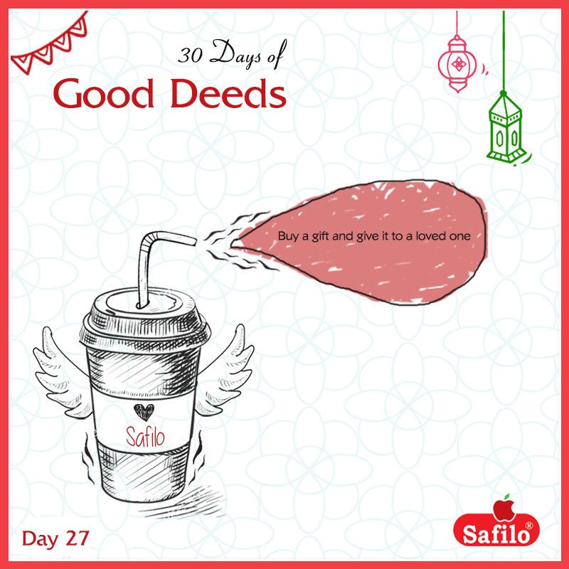 SafiloPK's tweet photo. Day 27. . .
#RamadanKareem #30DaysOfGoodDeeds #Safilo https://t.co/HMUIPj8w3A