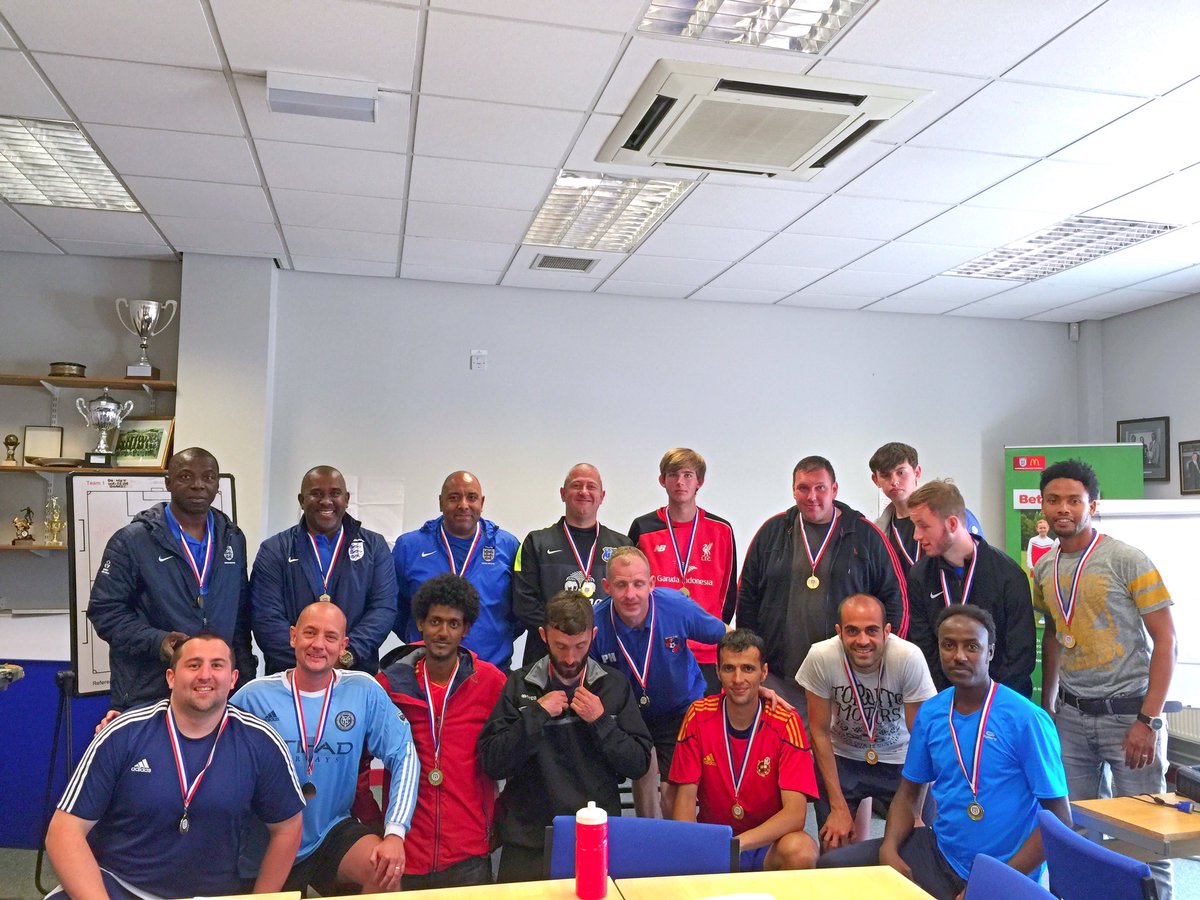 AndrewTCraven's tweet photo. Delighted 2 pass the Level 1 FA Football Badges course 2day @Liverpool_CFA. Met gr8 ppl &amp; FA coaches were immense! https://t.co/mdnGe0HHJX