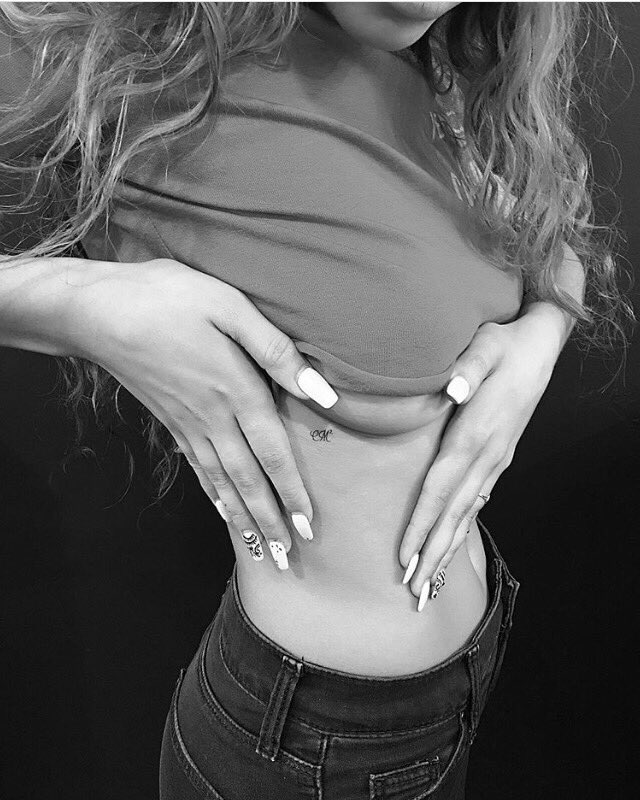 VanessaMorgan's tweet photo. Thankyou @jonboytattoo for my first tat 💕 I love it so much. https://t.co/NHjYq0KXbe