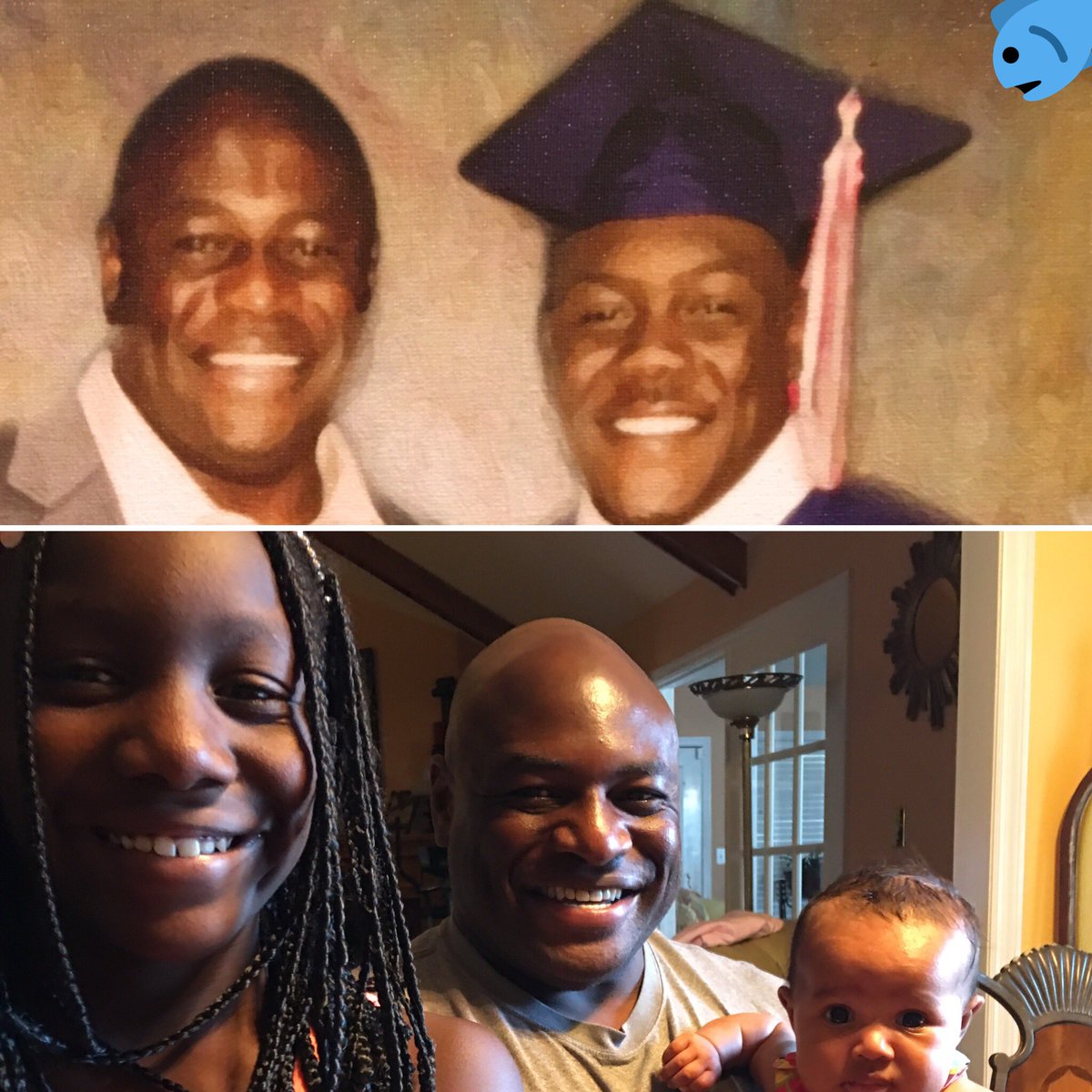 CoachTyroneNix's tweet photo. One down, two princesses on deck #timeflies #SHARKSinthemaking https://t.co/UfJbKTyV63