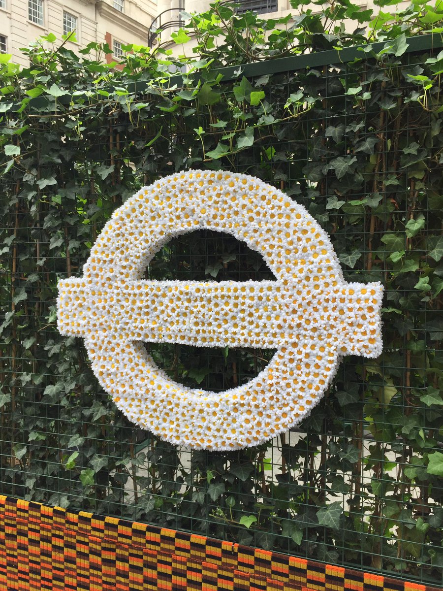 ltmuseum's tweet photo. We love this daisy roundel at Regent Street #tbdfest today https://t.co/eeeot8nf2n