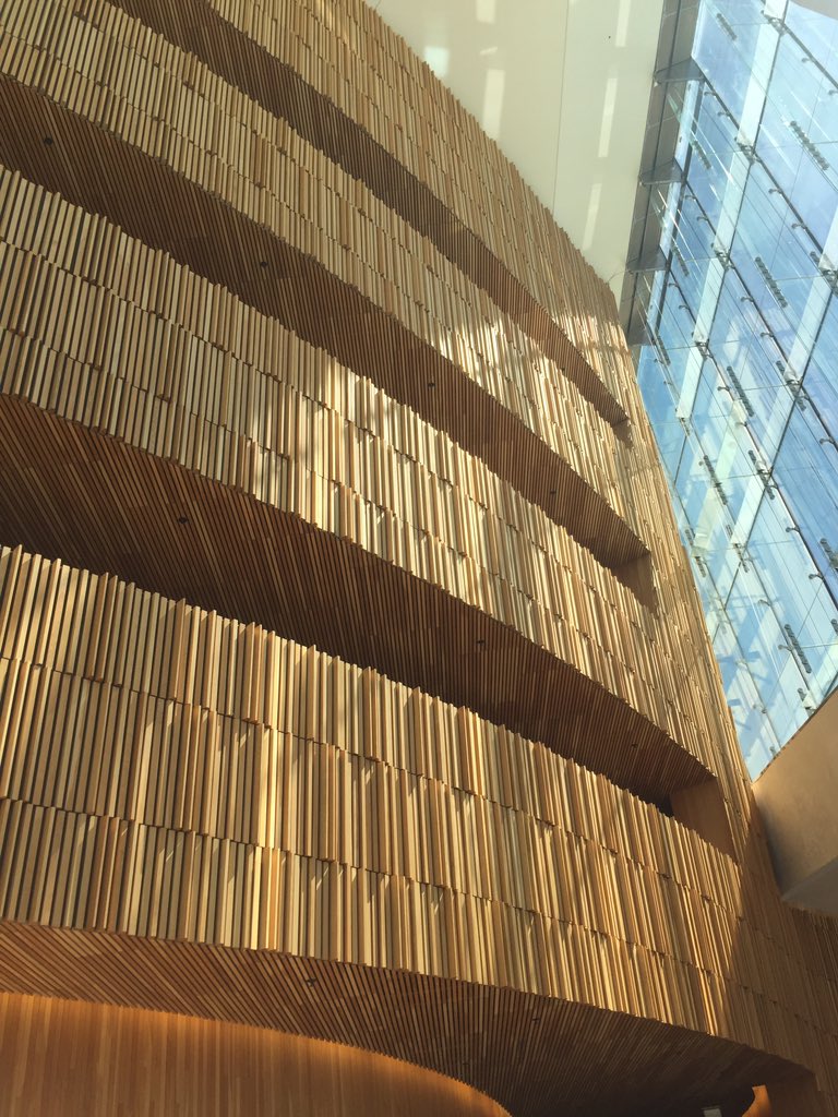 Hawkins_Brown's tweet photo. Grand finale of our trip to #Oslo on #HBTrips - opera house by @snohetta https://t.co/3ET8dHTCJC