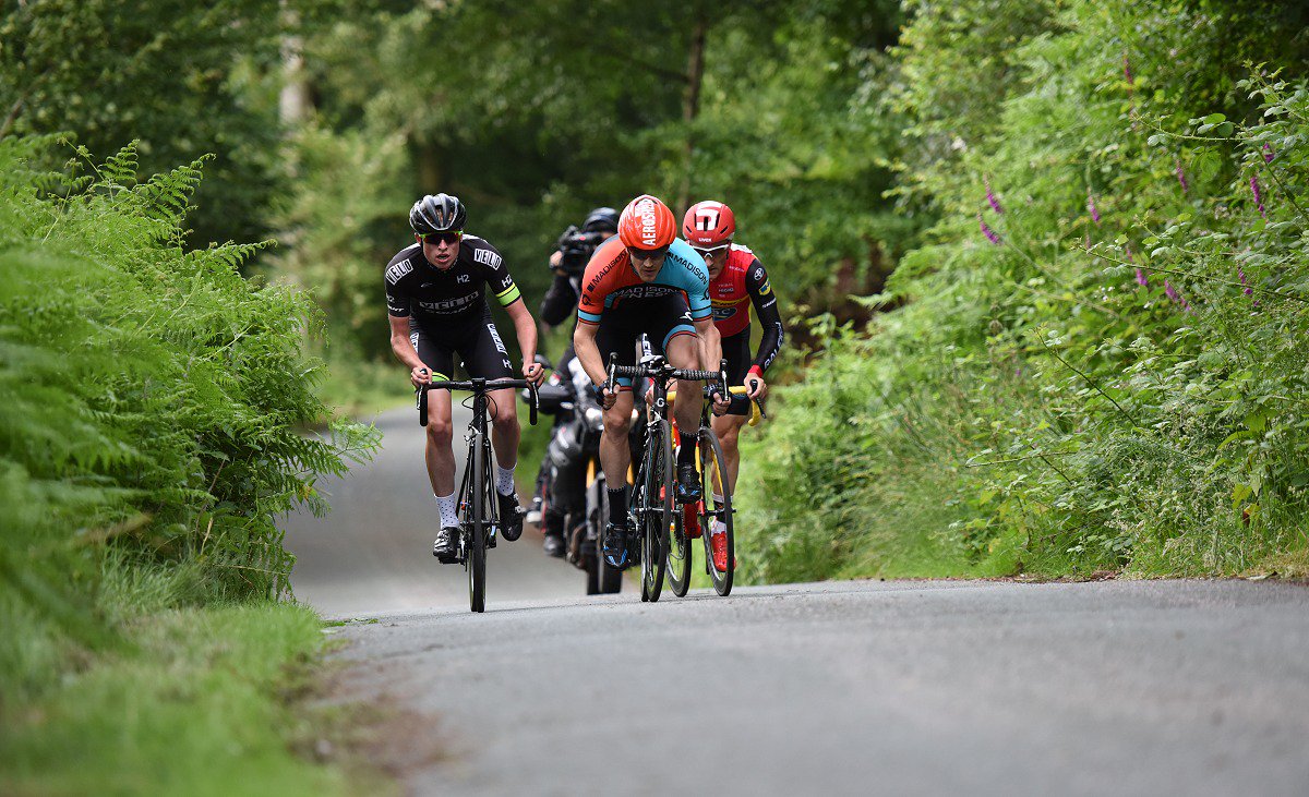 British Cycle Sport (@velouk) on Twitter photo The early break (Shugborough): Tobyn Horton of <a href="/MadisonGenesis/">MadisonGenesis</a> Andy Hawdon of @TeamRaleighGAC & Kieran Simcox. The early break (Shugborough): Tobyn Horton of <a href="/MadisonGenesis/">MadisonGenesis</a> Andy Hawdon of @TeamRaleighGAC & Kieran Simcox.