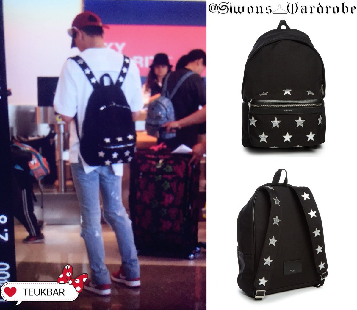 saint laurent star backpack