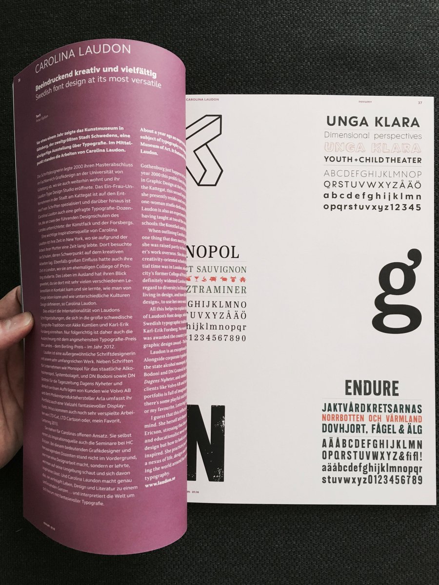 typographynerd's tweet image. Die neue Ausgabe der „novum – world of graphic design “ widmet sich dem Thema Typografie. stiebner.com/novum/2016/nov…