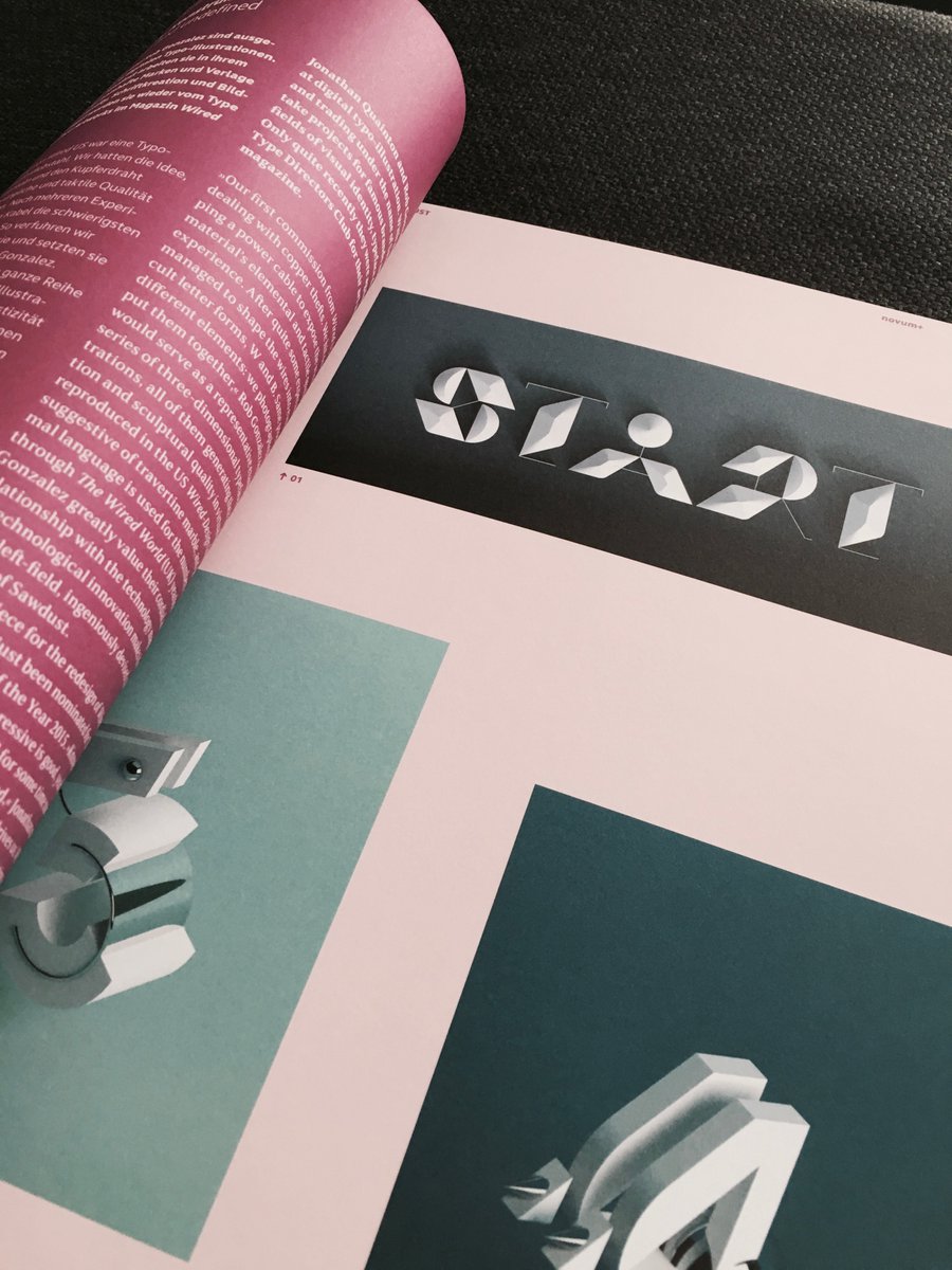 typographynerd's tweet image. Die neue Ausgabe der „novum – world of graphic design “ widmet sich dem Thema Typografie. stiebner.com/novum/2016/nov…