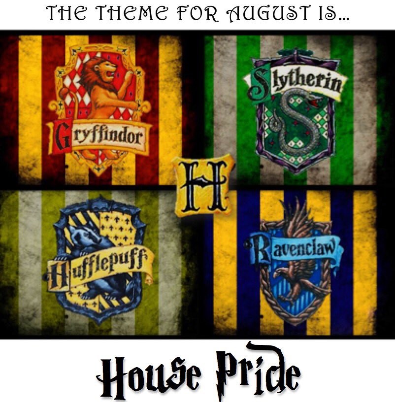 MyBookishCrate's tweet photo. Choose your House and show your Pride! The August theme is out! ❤️💚💙💛 https://t.co/hu4gksheS0