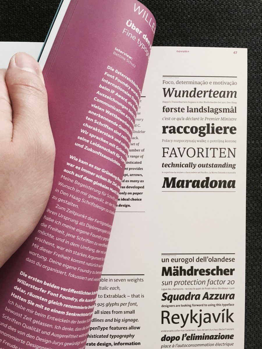 typographynerd's tweet image. Die neue Ausgabe der „novum – world of graphic design “ widmet sich dem Thema Typografie. stiebner.com/novum/2016/nov…