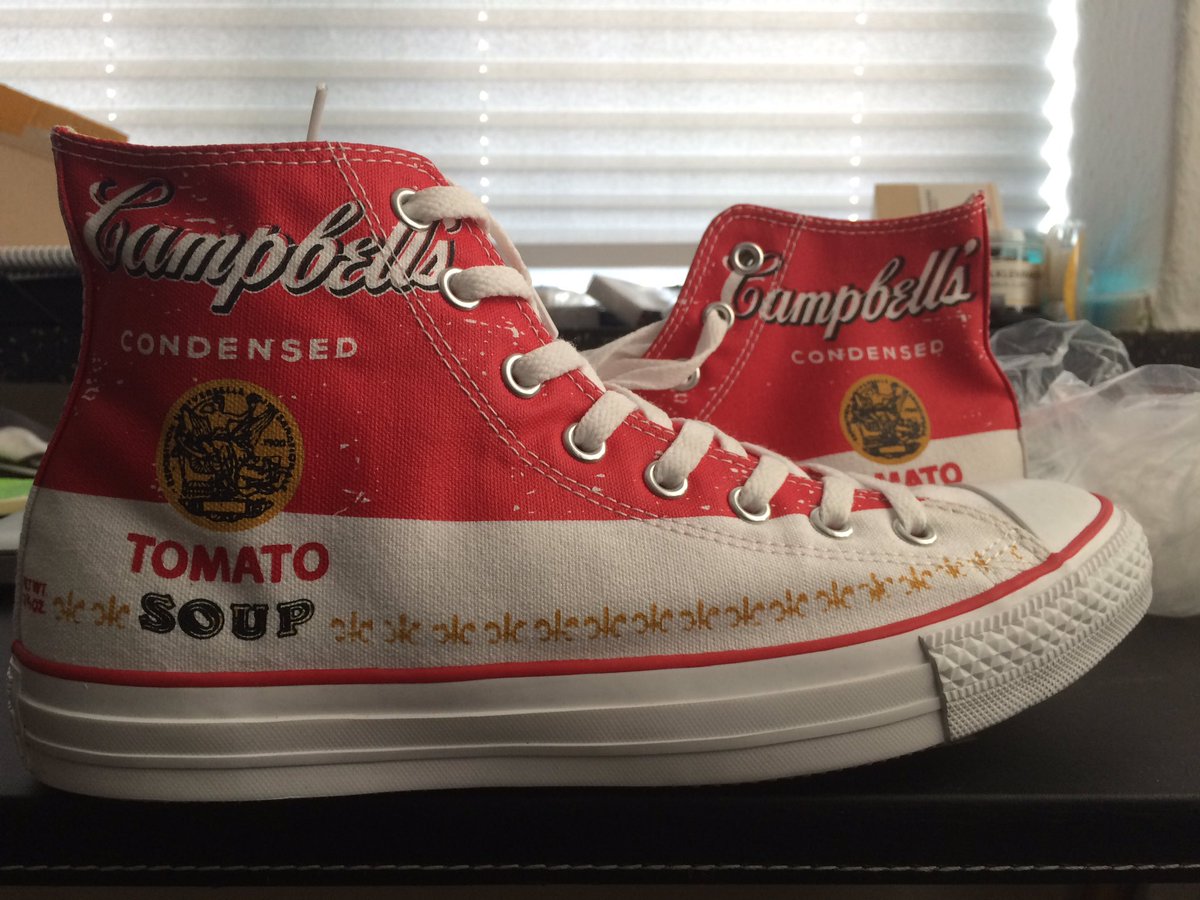 LauBendix's tweet photo. Hey @GroovyBruce what do you think of my new shoes? Love your soup btw https://t.co/ab7JU5gReR