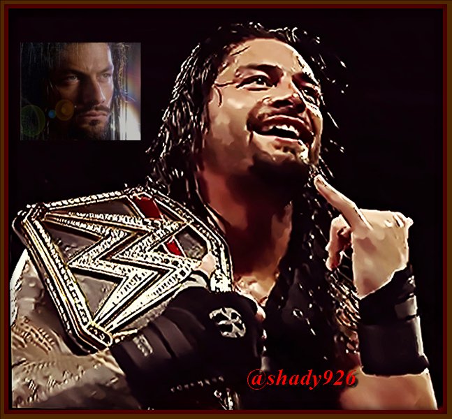 Shady926's tweet photo. I love Ambreigns #NoFenceSitter #OneGuy #OneBigDog #OneRunsTheYard #ThePowerHouse #RomanTheMainMan #Champ @HandyRed https://t.co/pipboAp70Q