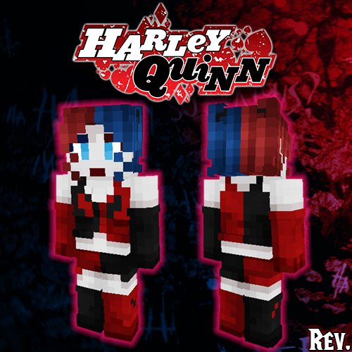 Harley Quinn - DC Comics Minecraft Skin