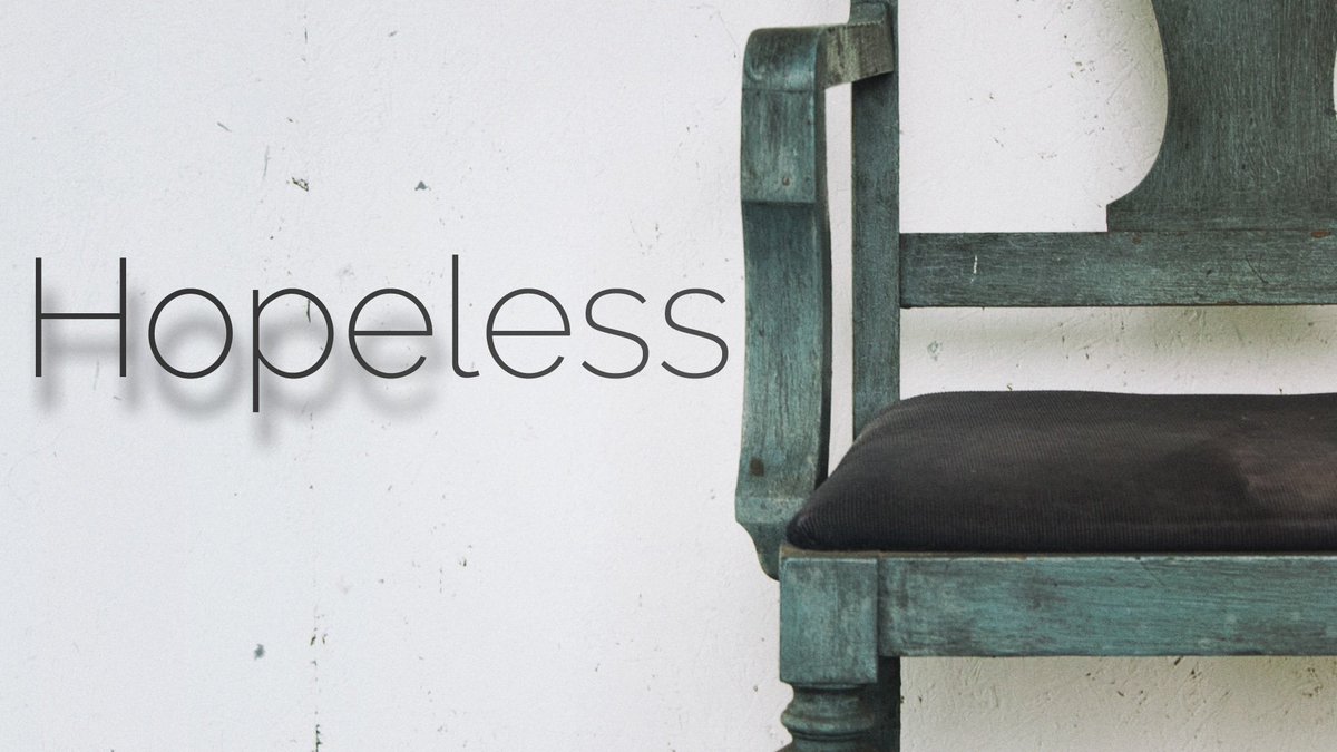 Come join us for the final installment of our Hopeless series! 9:15am or 11:00am at Buddy Taylor Middle School.