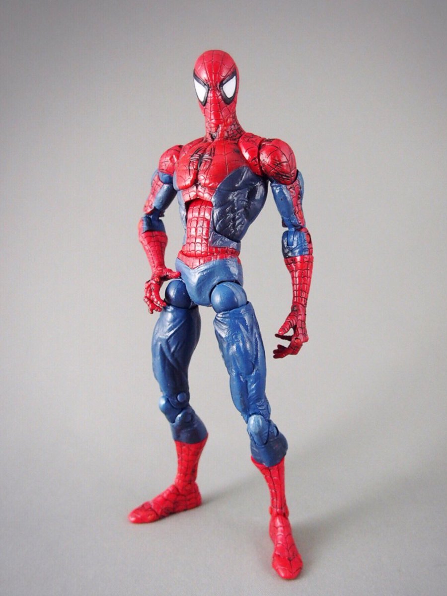 ピンク・ブルー スパイダーマン スーパーポーザブル フィギュア | www
