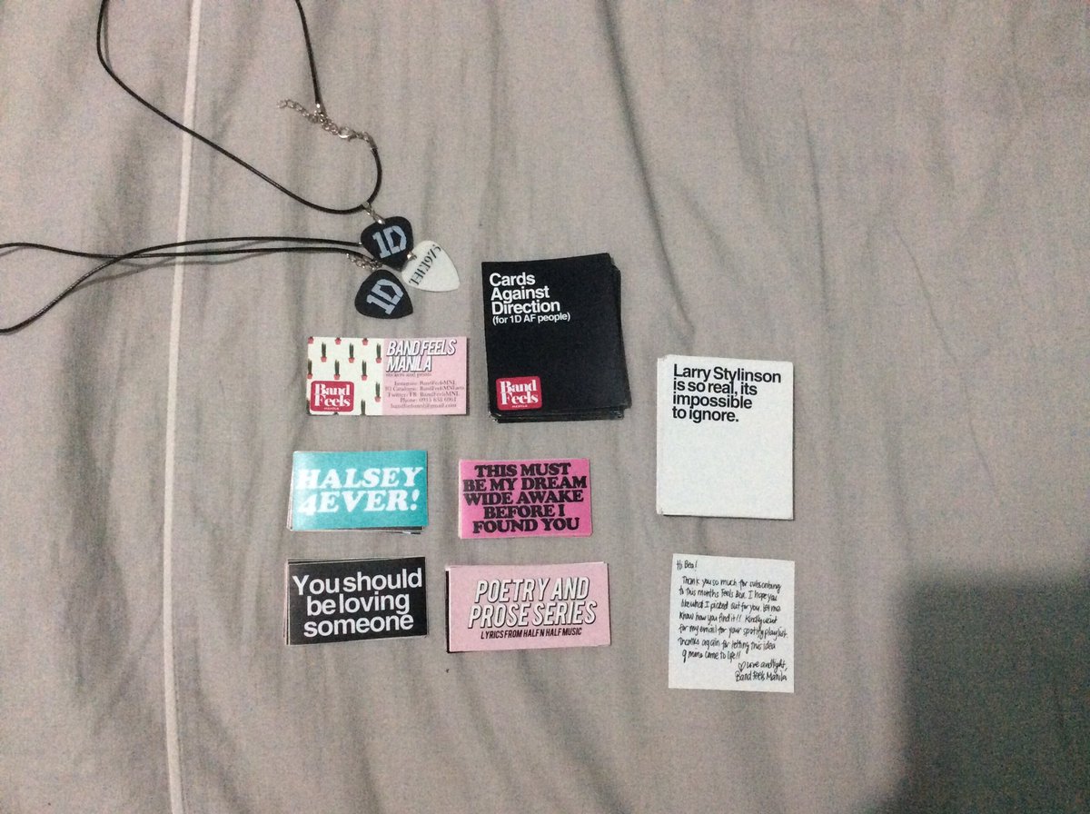 soup4cat's tweet photo. GOT MY @BandFeelsMNL JUNE #FEELSBOX items !!!!!!! ๐๐๐๐โจ๐๐ Use my code "BEAVD1" to get Php50 off!! (its so worth it!) https://t.co/kWWAW8Wtb7