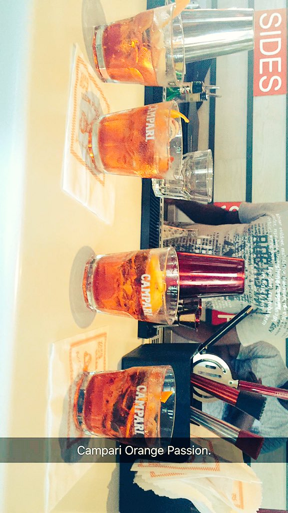 iamnanayaw18's tweet photo. How the Campari Orange Passion looks like at #CampariMasterClass #yardbird @BARTENDERS_GH
Live updates. https://t.co/14AoDgqe3w